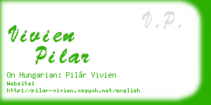 vivien pilar business card